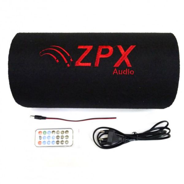 Автомобильный сабвуфер ZPX 8" Cm 800W с усилителем и Bluetooth Колонка в авто ZPX8 фото