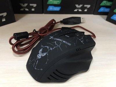 Игровая мышка X7 4800 dpi LED с подсветкой USB 2.0 GAMING MOUSE 9162 фото