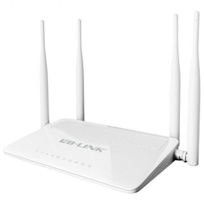 Роутер з 4 антенами та 2 портами швидкістю до 300 Mbps LB-LINK BL-WR450H LBlink фото