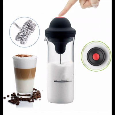 Портативный миксер для сливок и молока Milk Frother стакан для молочных коктейлей 450Мл HSM-50229 HSM-50229  фото