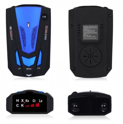 Антирадар світлодіодний GRB Radar Detector дисплей 16 BAND V7 360 градусів BandV7 фото