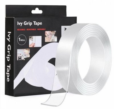 Багаторазова кріпильна стрічка 5 м Ivy Grip Tape / Надсильна клейка гелієва стрічка 666311231 фото