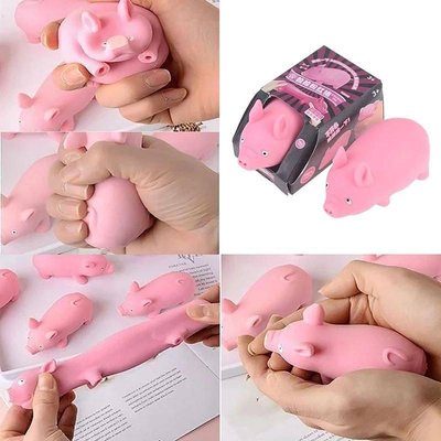 Антистрес Сквіші Тянучка Squishy М'який силіконовий Антистрес Piggy 856434234 фото