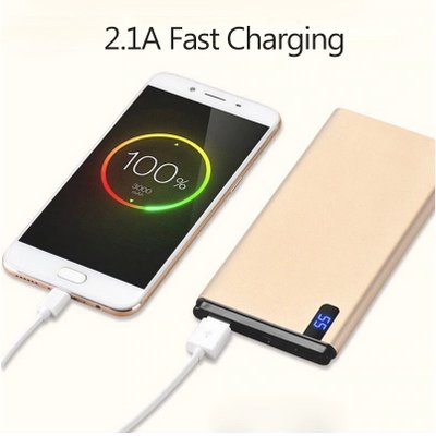 Ультратонкий PowerBank Travel 10,000 mAh с экраном! Мощный, стильный, удобный! 8501 фото