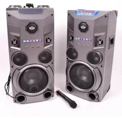 Комплект активной акустики с радиомикрофоном Rock Music RC-8950 (150W/FM/Bluetooth/USB) RC-8950 фото