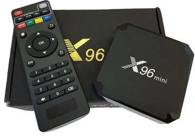 Приставка смарт тв бокс smart tv box x96 mini 4-ядерная 2Гб/16Гб андроид 7.1.2 черный 4K 3333953 фото