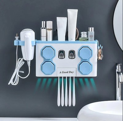 Підставка для зубних щіток/MULTIFUNTIONAL TOOTHBRUSH RACK ART-0367 ART-0367 фото