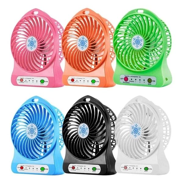 Портативний USB мінівентилятор з акумулятором Portable Mini Fan (настільний) FAN1 фото