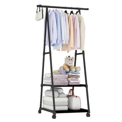 Передвижная напольная вешалка для одежды THE NEW COAT RACK Черный NRACK12 фото