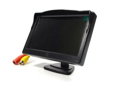 Монітор камери заднього огляду 5" з 2 відеовиходами 492001LCD фото