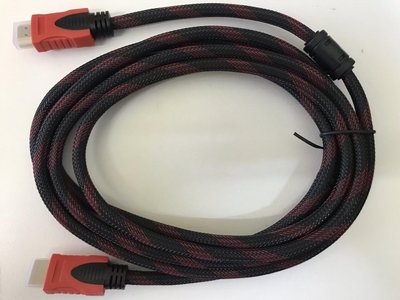 Кабель HDMI на HDMI (V1.4) з фільтром у тканинній оболонці 3 метри 4536020 фото