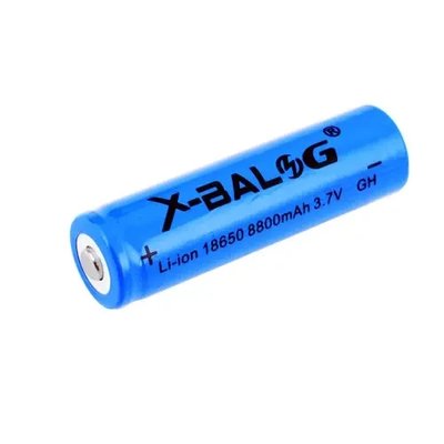 Li-ion Аккумулятор X-Balog 8800 18650, (~800mAh), синий Balog88 фото