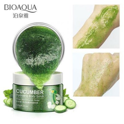 Скраб для тіла з екстрактом огірка BIOAQUA Body Scrub Cucumber (120г) ScrubCucumber фото