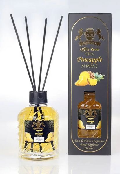 Аромадиффузор для дома Ананас Golden Silva Reed Diffuser, 150 ml N6839412 фото