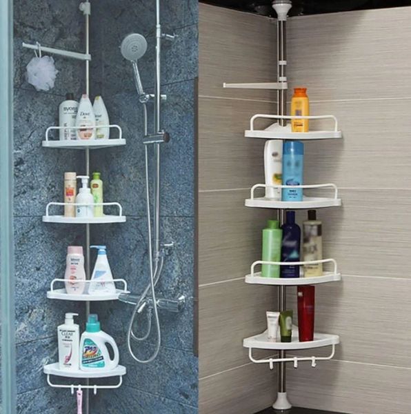 Кутова полиця для ванної кімнати Multi Corner Shelf Стійка Стелаж Corner фото