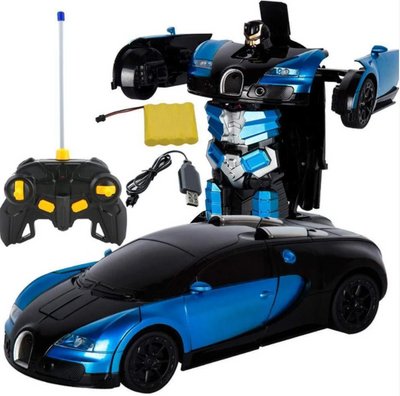 Машинка радіокерована трансформер Robot Car Bugatti 1:14 DEFORMATION NO:577 CarBugatti фото