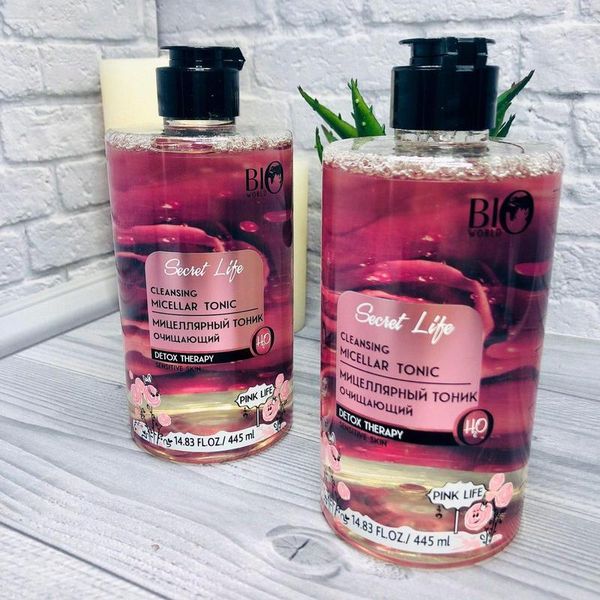 Очищающий мицеллярный тоник для лица Bio World Secret Life Detox Therapy оригинал 445 мл Tonic фото