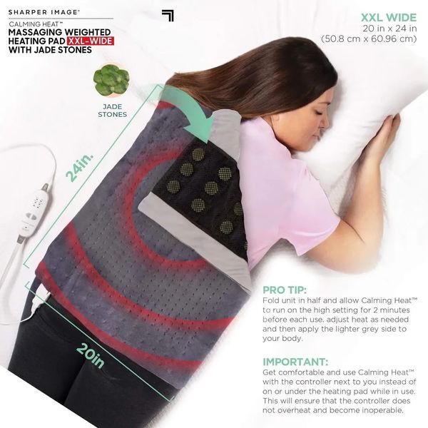 Массажная нагревательная накидка Massaging weighted heating pad PAD45 фото