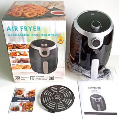 Мультипечь - аэрофритюрница 2л с антипригарным покрытием Air Fryer 1000W (TM-117) TM-117 фото