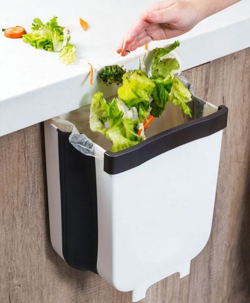 Складной мусорный контейнер на двери Kitchen Wet garbage FLEXIBLE BIN, раскладной FLEXIBLE фото