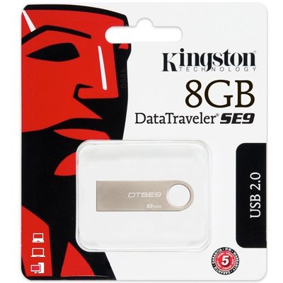 USB флеш-накопитель карта памяти Kingston DataTraveler SE9 8Gb KINGSTONSE9 фото