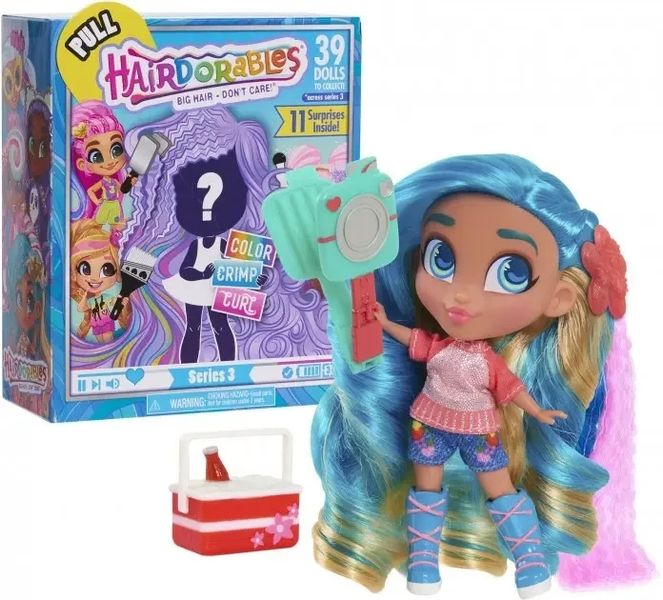 Іграшка лялька Hairdorables Dolls серія 3 з аксесуарами Лялька в коробці лялька з довгим волоссям DOLL33 фото