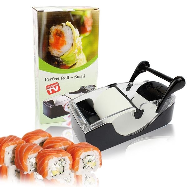 Прилад для приготування суші та ролів Perfect Roll Sushi! Машинка для закручування суші та ролів! Roll2453 фото