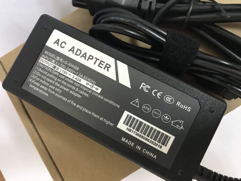 Зарядное устройство ACER для ноутбуков + КАБЕЛЬ 19V 65W 3,42A 5,5x1,7 9194 фото