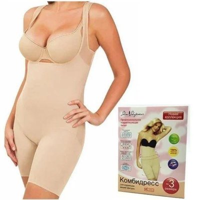 Комбидресс S/M 42-46 для коррекции фигуры Slim Shapewear Телесный SlimS фото