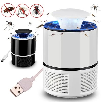 Ловушка уничтожителя для комаров Mosquito Killer Lamp электрическая лампа убийца комаров работает от USB MOSKLA68 фото