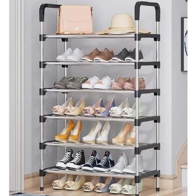 Полка для обуви 6 секций New shoe rack 56 х 28 х 113 см NSR66 фото