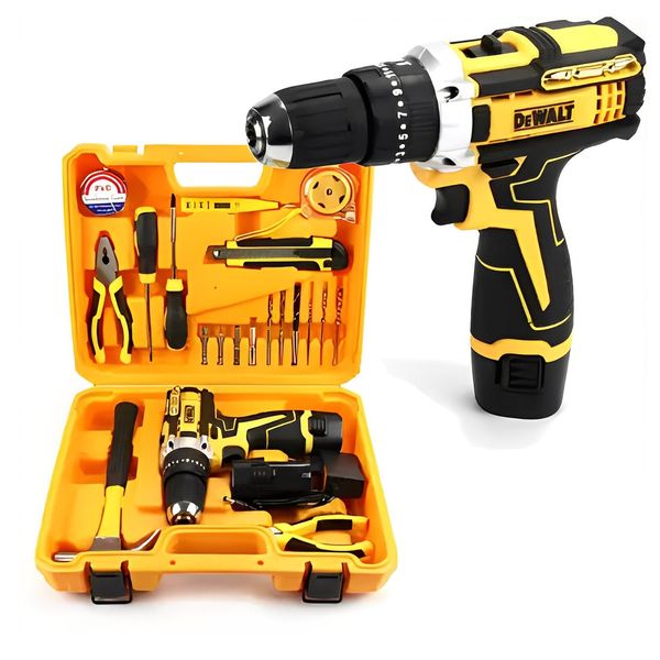 Аккумуляторный Ударный Шуруповерт DeWALT DCD680 12 V 2 AH Деволт дрель шуруповерт с малым набором инструментов DCD680 фото