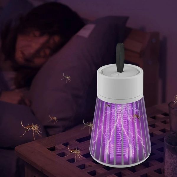 Лампа відлякувача комах від USB Electric Shock Mosquito Lamp з електричним струмом SML87 фото