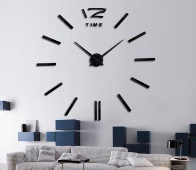 Часы стильные настенные Time 3D DIY Time3d фото