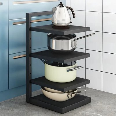 Кухонна полиця для зберігання каструль, 3 рівні Kitchen shelf for storing pots/Полиця на кухню для посуду KSF33 фото