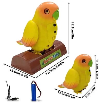 Інтерактивний папугу Funny Parrot для мовних навичок TT8005 Жовтий TT8005YELL фото