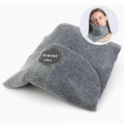 Подушка шарф для подорожей Travel Neck Rest Pillow NEC64 фото