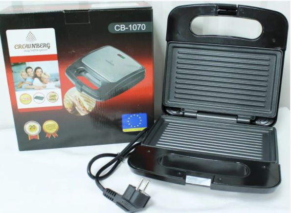 Сендвічниця Sandwich Maker Crownberg CB 1070 CB1070 фото