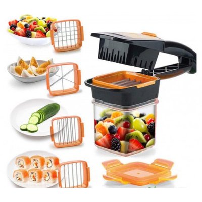 Овочерізка з контейнером Nicer Dicer Quick 2 (5 в 1) Quick фото