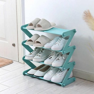 Полка стойка органайзер для обуви на 4 полки Shoe Rack Amazin N9225184 фото