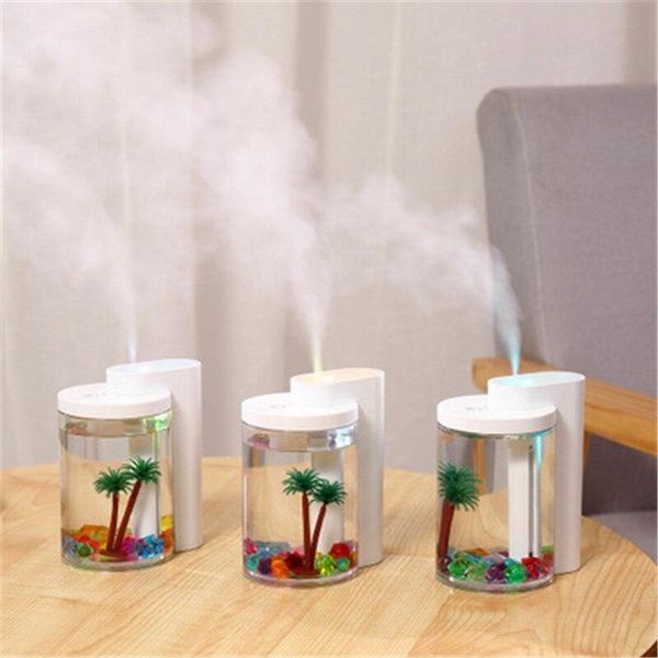 Увлажнитель воздуха и ночник (2в1) прозрачная чашка украшение Humidifier Humidifier фото