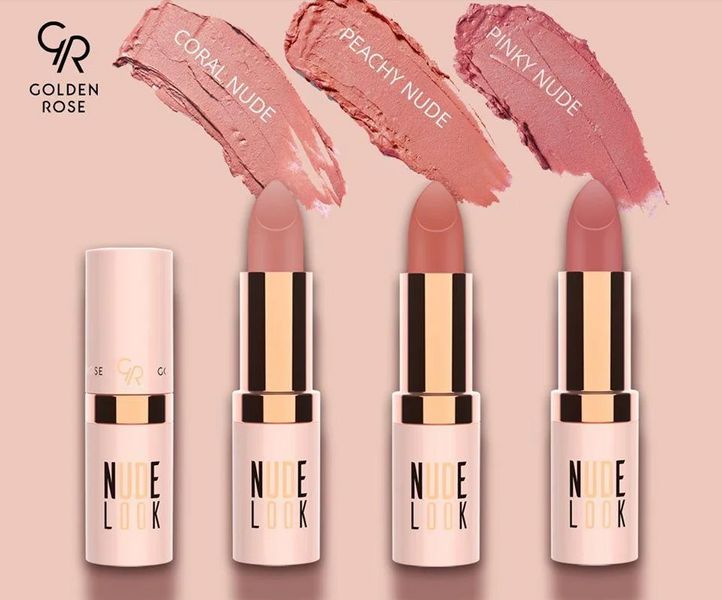 Нюдовая матовая помада для губ Golden Rose Nude Look Perfect Matte Lipstick Nude1 фото