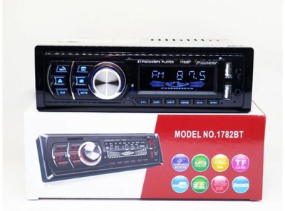 АВТОМАГНИТОЛА PIONEER 1782BT 1DIN MP3/1USB/2USB-ЗАРЯДКА/TF CARD/BLUETOOTH N141 фото