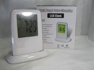 Часы будильник - LCD Color Clock 1227 1227 фото