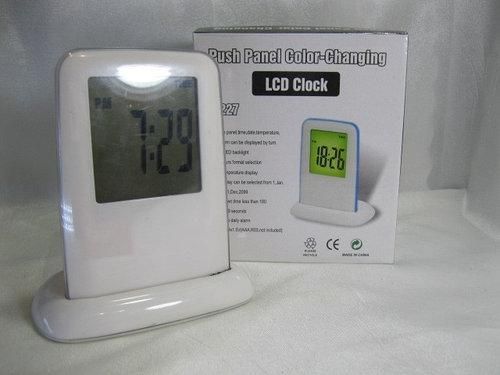 Годинник будильник — LCD Color Clock 1227 1227 фото