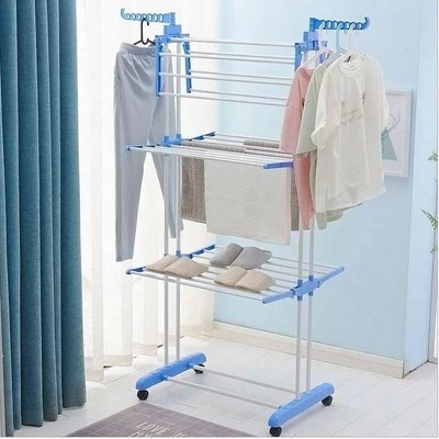 Багатоярусна сушарка для білизни, речей, одягу Garment rack with wheels складана Garment фото