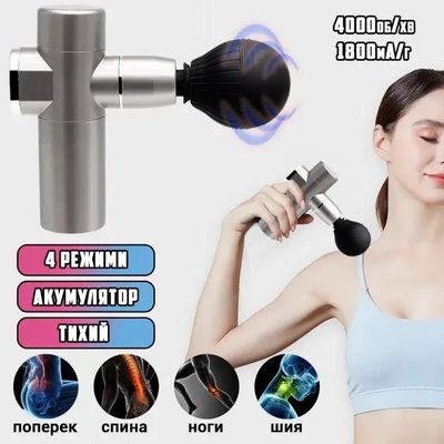 Fascial Gun Mini Вибромассажер для мышц аккумуляторный MIN319 фото