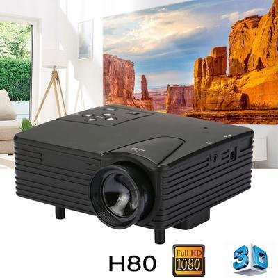 Мини проектор портативный мультимедийный Led Projector W662 H80 6045893 фото