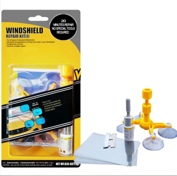 Повний набір для ремонту лобового скла Sunroz Windshield Repair Kit Sunroz56 фото