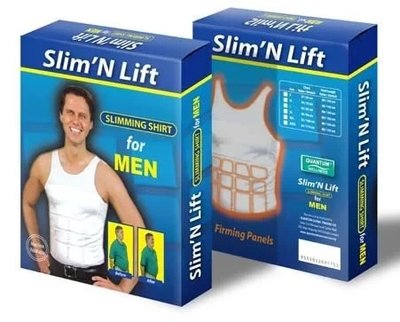 Корректирующая утягивающая майка для мужчин Slim n Lift for Men Pro 5537182 фото